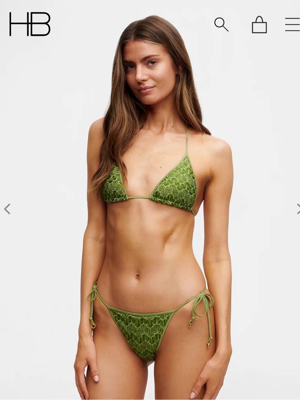 Hanna Bloch knit bikini